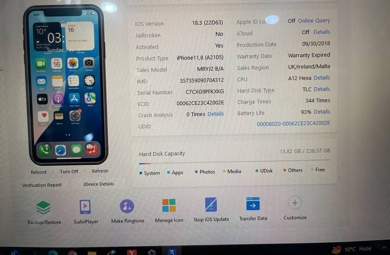 iPhone XR 256GB PTA APPROVRED Rare Phone read add 4