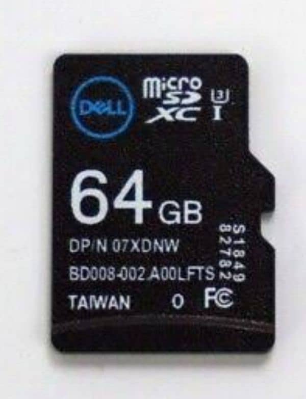 dell memory card 64 gb 0