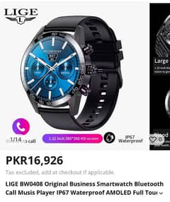 LIGE smart watch. brand new.