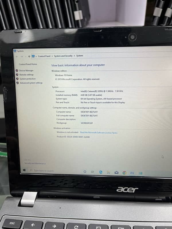 Acer c740 4/128 4