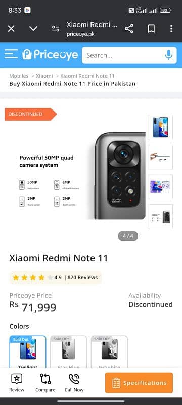 Unleash the Power Redmi Note 11"Elevate Your Mobile Experience 1