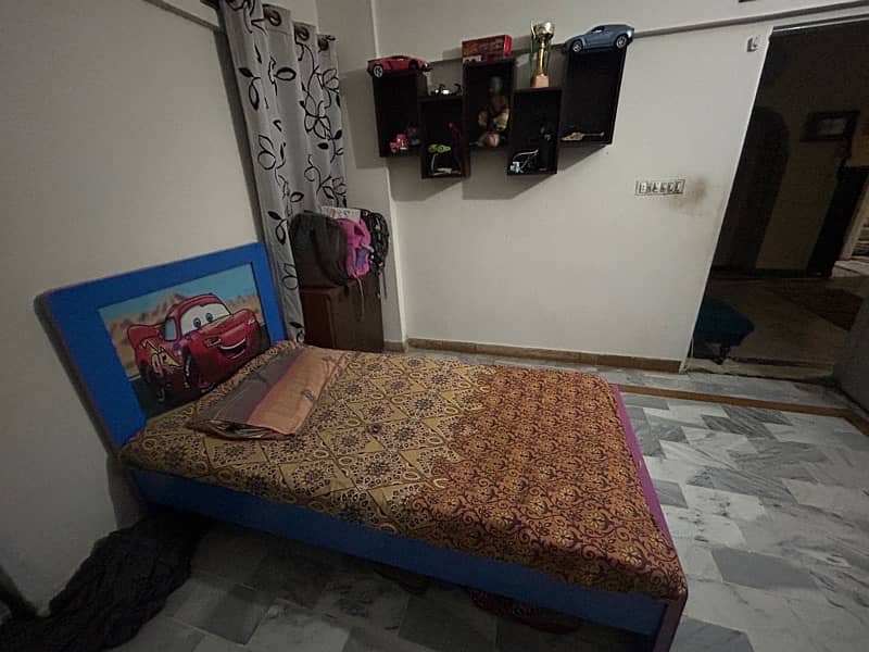 Bed with cupboard and study table my number 03042553687 2