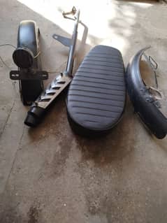 cafe racer sailancer and seat back margard