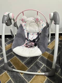 Mastela Deluxe Portable Baby Swing (Pink)