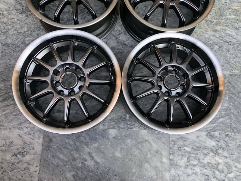 15 inch multi pcd 6.5jj thailand rims 2