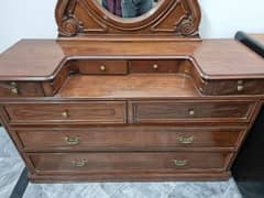 Dressing table with mirror