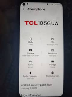 TCL 10 5g uw non pta