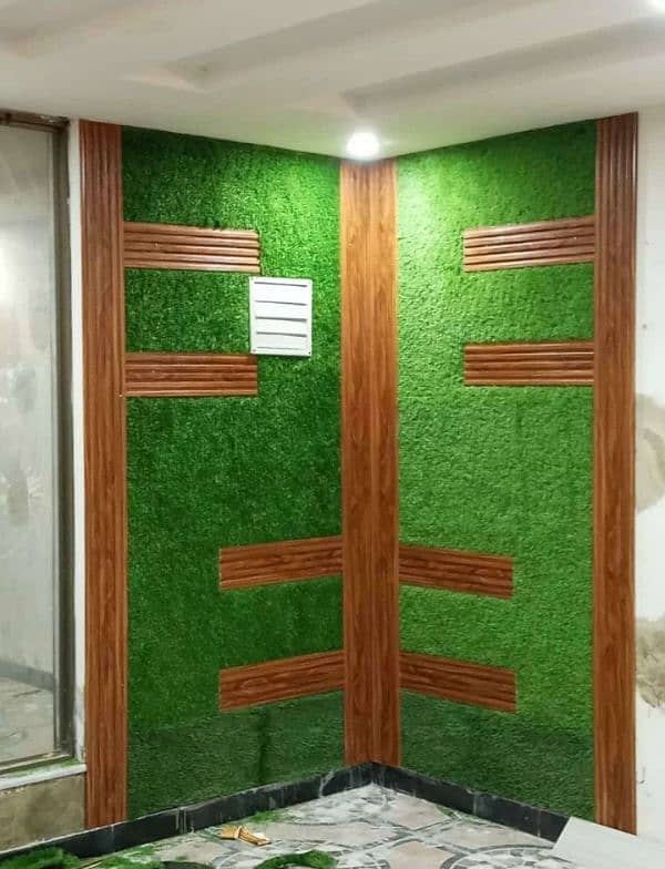 Wall paper PVC paneling wooden flooring ceiling 17