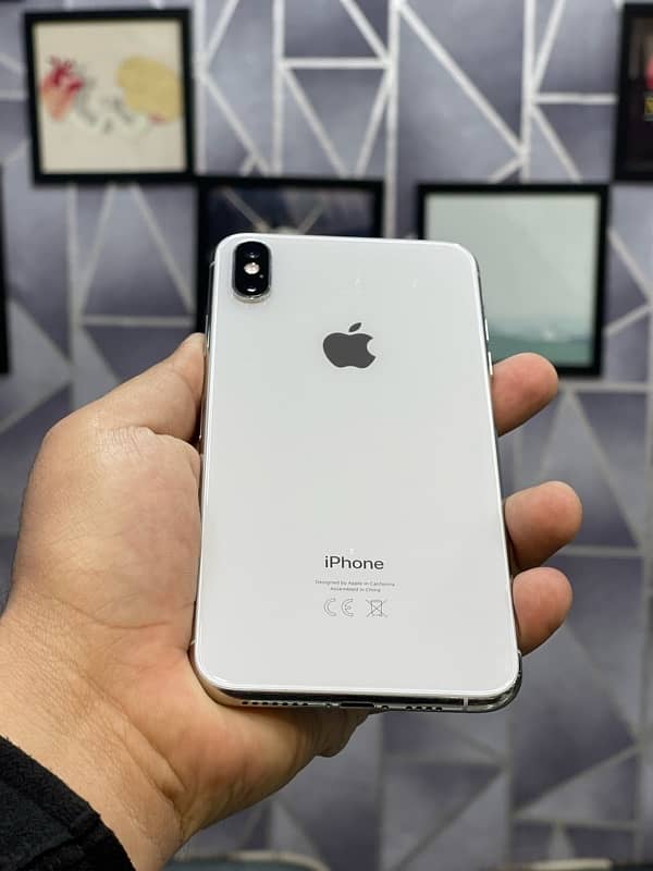 iphone Xsmax 256gb pta approved physical + esim 75% battery 1