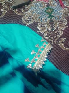 hand made gota kinari frock