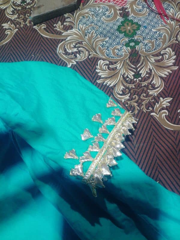 hand made gota kinari frock 0