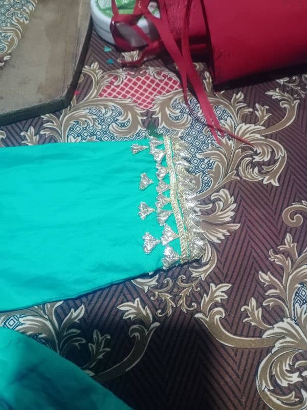 hand made gota kinari frock 3