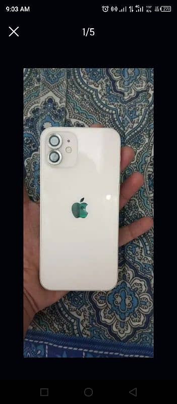 iphone 12 white color with charger non pta 0