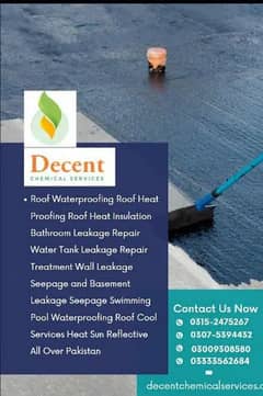 roof heatproofing/ waterproofing  bathroom leaking/water tank cleaning