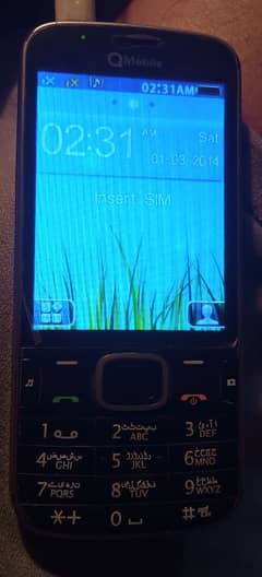 QMobile B800 for sale one hand used,