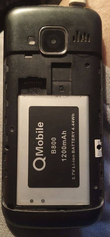 QMobile B800 for sale one hand used, 3