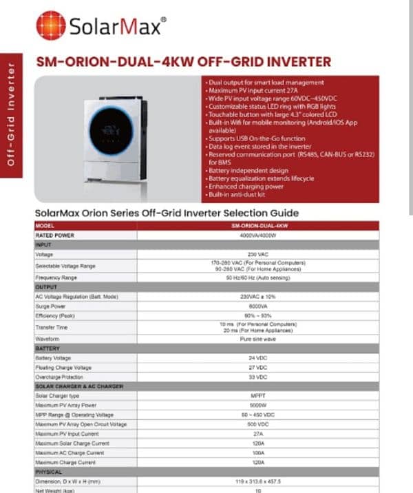 solar max  5 kw 8