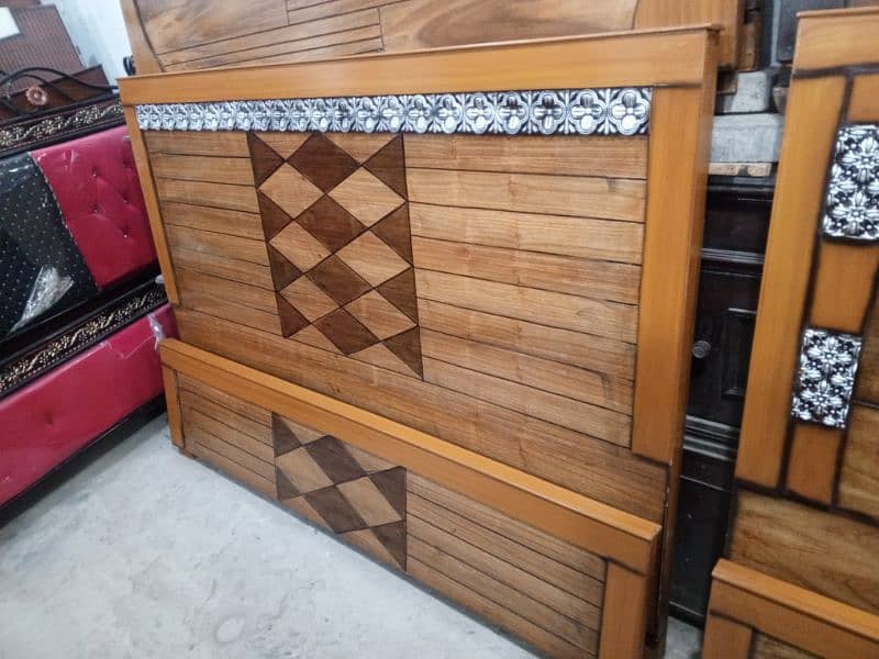 Full size bed Wooden frame for sale New beds 16