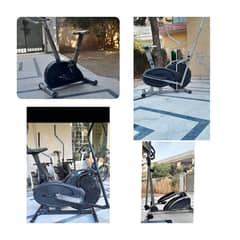 Elliptical cycle exercise machine treadmill runner gym air bike