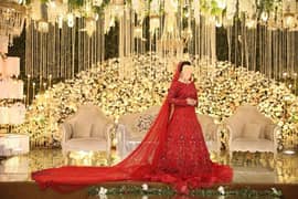 Branded Red Bridal dress / Party / Wedding / Nikah / Barat / Walima