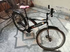 Caspian bicycle Both disc brakes