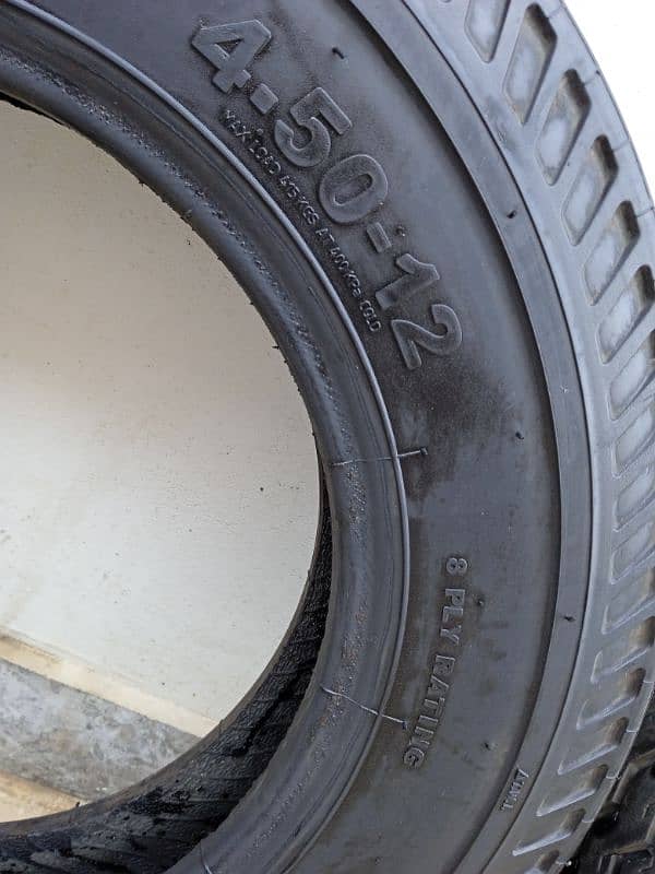 Suzuki pickup tyres 4.50-12 8PLY. 1