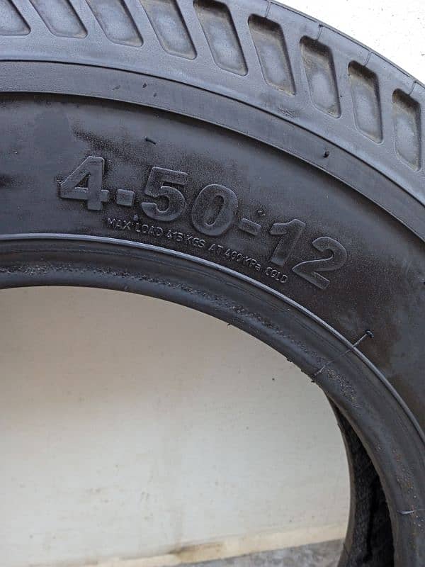 Suzuki pickup tyres 4.50-12 8PLY. 3