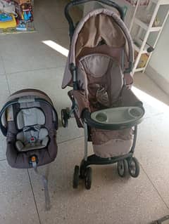 Chicco Stroller with Baby Carrier for sale