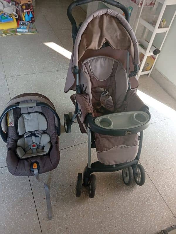 Chicco Stroller with Baby Carrier for sale 0