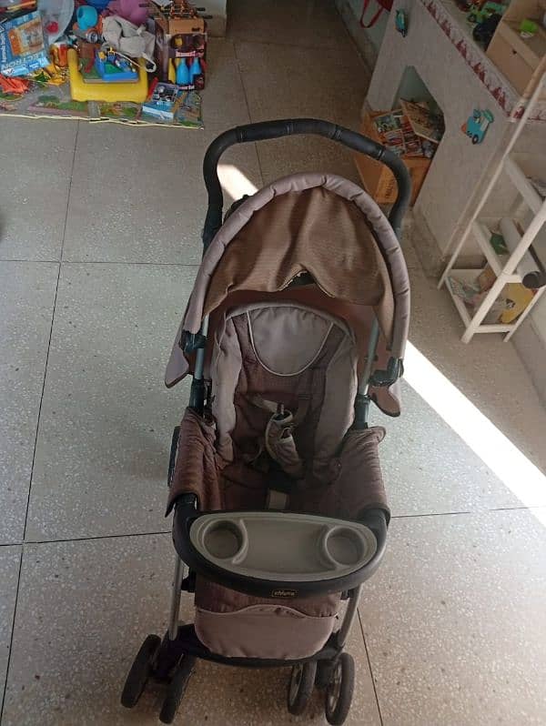 Chicco Stroller with Baby Carrier for sale 2