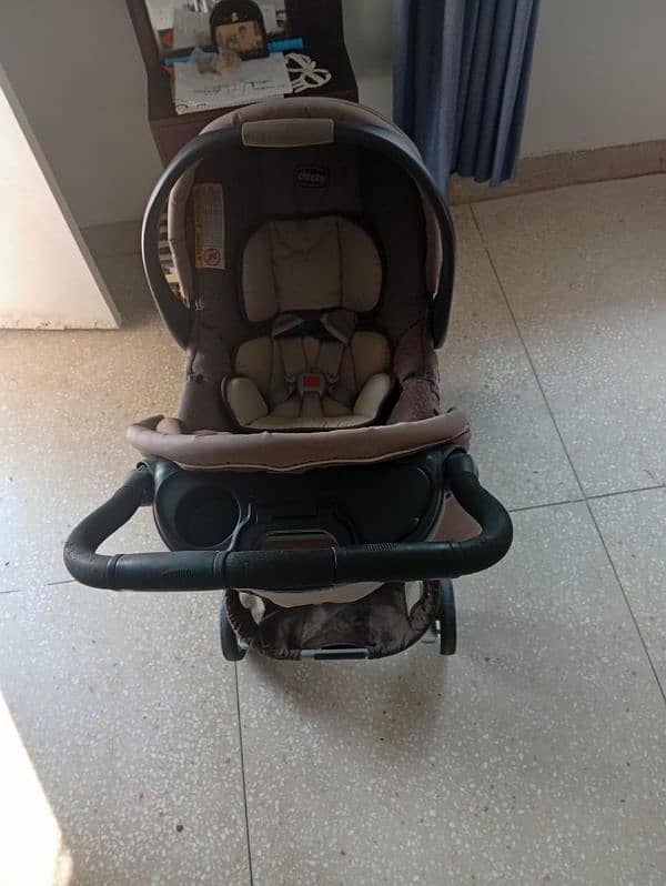 Chicco Stroller with Baby Carrier for sale 3