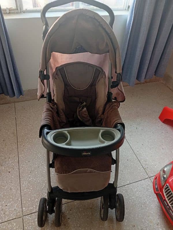 Chicco Stroller with Baby Carrier for sale 7