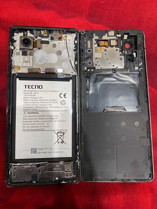 Tecno spark 20 pro plus / board dead (03091411419) 5