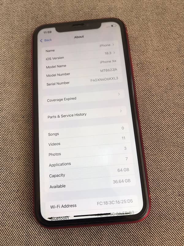 iPhone XR argent sale 8