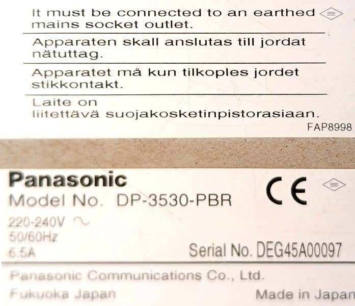 Panasonic DP-3530 Photocopier 0