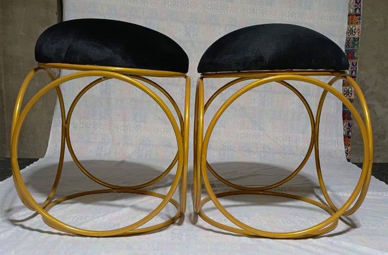 stylish Metal ring stool 1