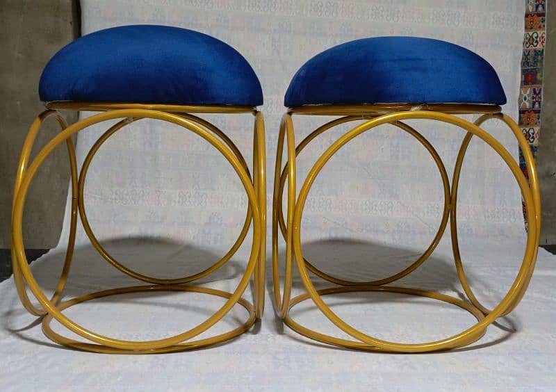 stylish Metal ring stool 2