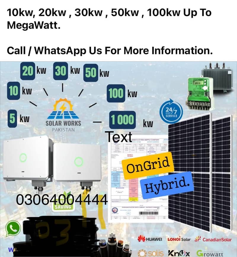 solar panel/inverters/solar projects/installar/hole sale dealer/100kw 0