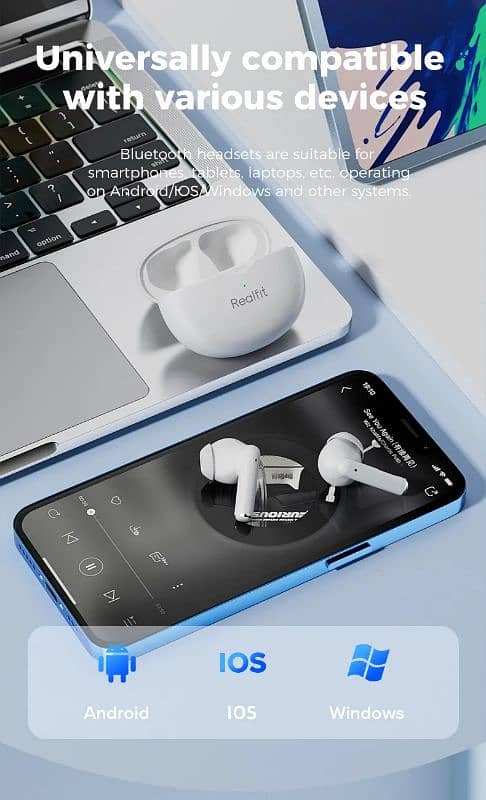 White Wireless Bluetooth Air pods 0