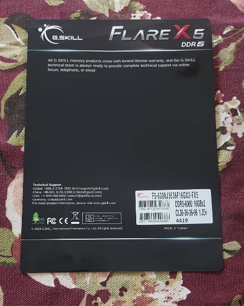 G. Skill Flare X5 DDR5 RAM 2x16GB 1