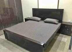 Double Bed with spring metres