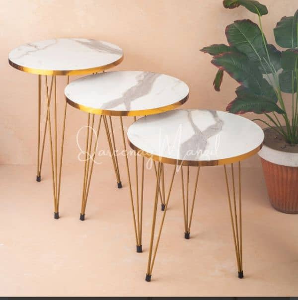 Imported metal table set 0