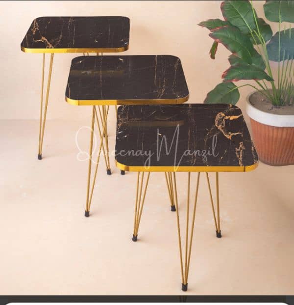 Imported metal table set 2