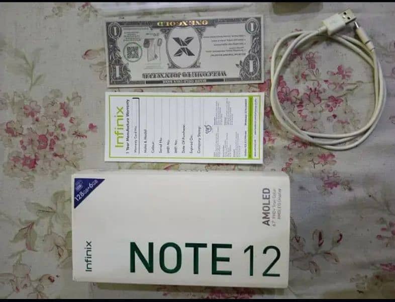 Infinix Note 12 With Complete Box Official PTA Approved 12