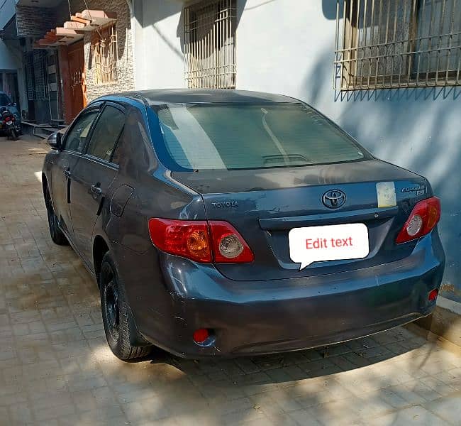 Toyota Corolla GLI 2009 almost geniune 5