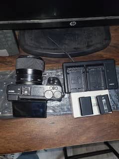 Sony a6500 with lens 56mm 1.4 and accessories