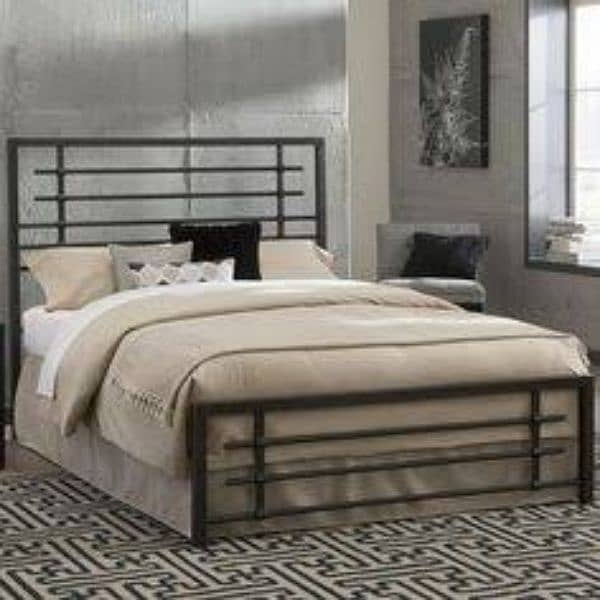 double bed/Single Bed / Iron Bed/steel bed/furniture 5