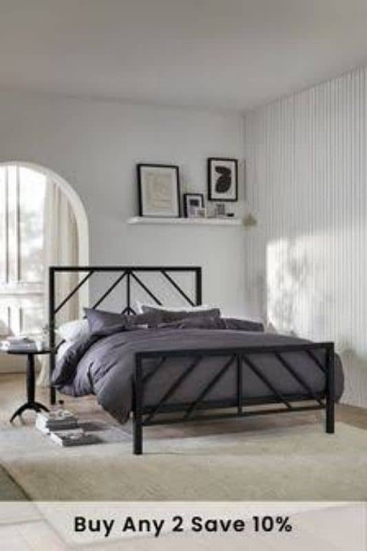 double bed/Single Bed / Iron Bed/steel bed/furniture 7