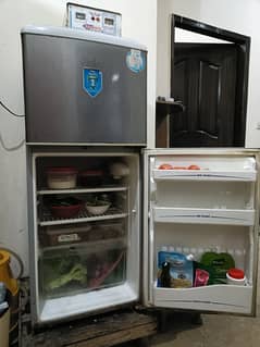 Haier Refrigerator (2-Door) with Power Supply and Wooden stand urgent