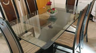 Dining table with chair